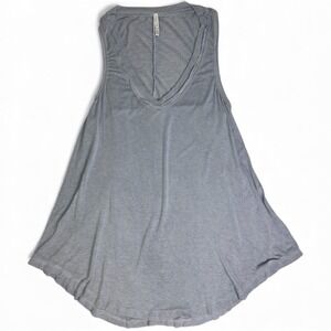 Z Supply Gray Purple V-Neck Swing Tank Top Women's XS Soft Lightweight Casual
